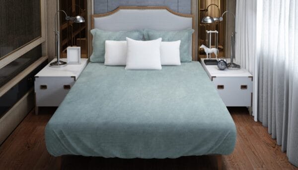 Poly-Cotton Fitted Sheet Set – Soft, Durable, and Wrinkle-Resistant ( 3 PCS )