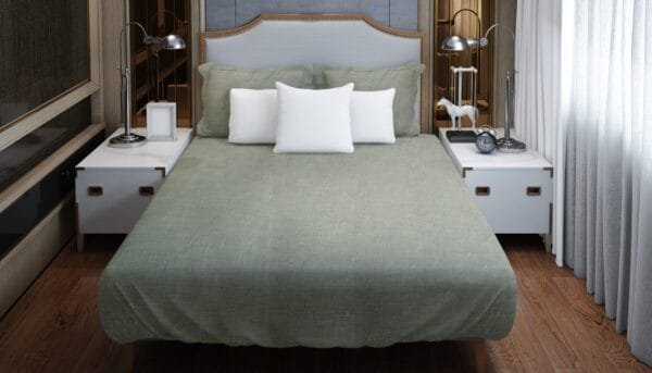 Poly-Cotton Fitted Sheet Set – Soft, Durable, and Wrinkle-Resistant ( 3 PCS ) - Image 4