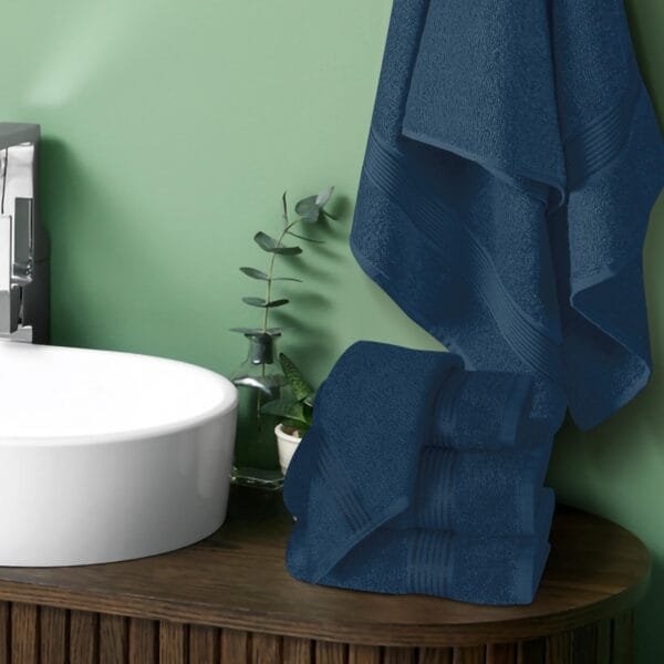 Luxury Blue Towel Collection – Unmatched Softness & Elegance - Image 5