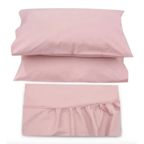 Luxurious Cotton Fitted Sheet Set with Satin Feel – 3-Piece Collection - Image 6