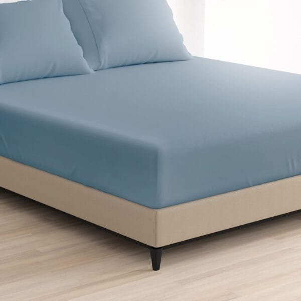 Luxurious Cotton Fitted Sheet Set with Satin Feel – 3-Piece Collection - Image 5