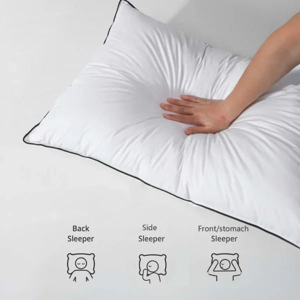 Luxurious Pillow with Elegant Stripe - Image 3
