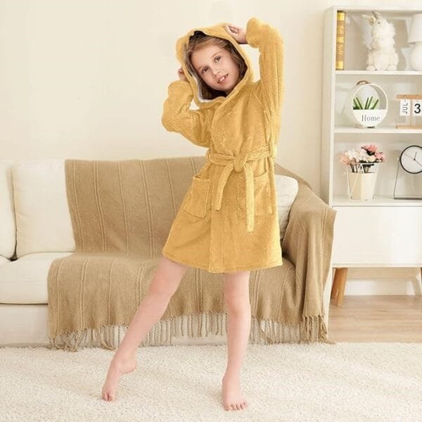 Mustard Kids' Robe – Cozy Comfort in Style