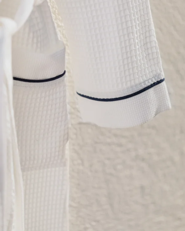 Honeycomb Cotton Robe – Soft, Breathable, and Spa-Quality Comfort - Image 4