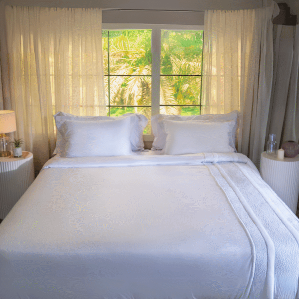 Silver Net Bedding Set | Sophisticated Elegance for a Luxurious Sleep