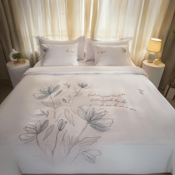 Elevate your bedroom with the luxurious La Vie Bedding Set