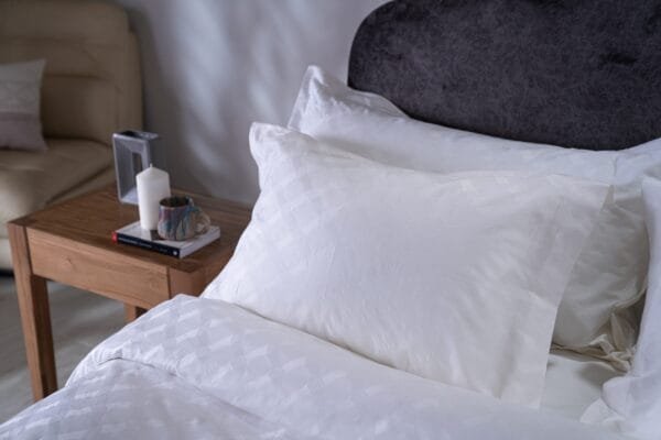 Striped Jacquard Duvet Cover Set – Timeless Elegance for Your Bedroom 600 TC - Image 3