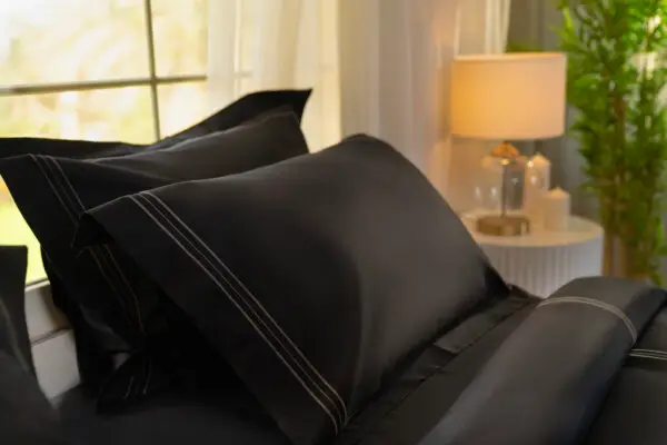 Stylish Black Stripe Duvet Cover Set - Transform Your Space with Elegance - Image 3
