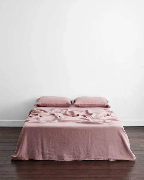 Luxury Cotton Flat Sheets with Satin Feel – 3-Piece Set - Image 6
