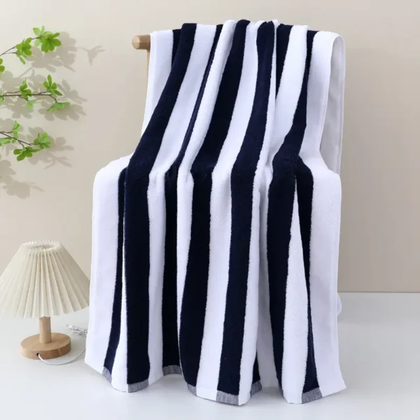 Luxury Ocean Blue Bath Towel – Ultra-Soft, Absorbent, and Spa-Quality - Image 6