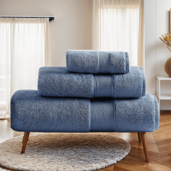 Luxury Blue Towel Collection – Unmatched Softness & Elegance
