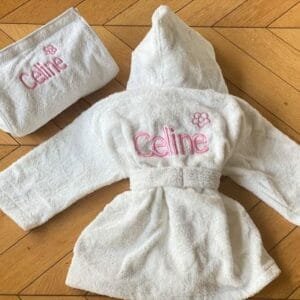Personalized Kids' Robe & Towel Set – Customized Comfort with Name & Design