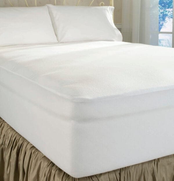 Terry Cotton Mattress Protector – Waterproof, Breathable, and Ultra-Soft Comfort - Image 4