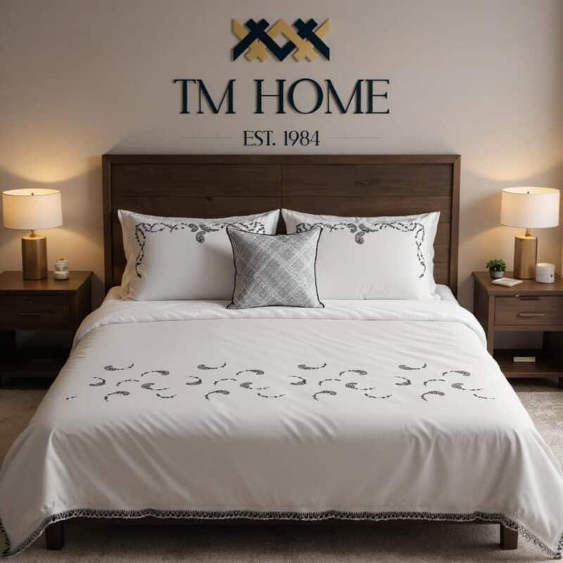 Exotic Elegance: Unveil TM Home's Luxurious "Indian Cashmere" Bedding Set – A Tapestry of Warmth and Eastern Charm #طقم_الكشمير_الهندي #مفروشات_شرقية #تصميم_هندي #فخامة_المفروشات #ديكور_شرقي #أناقة_فريدة #نوم_فاخر #جودة_عالية #TMHome #IndianCashmere #EthnicBedding #EasternDecor #LuxuryBedding #BohemianBedroom #GlobalInspired #WarmTones #ShopNow #NewCollection #TMHomeDesign
