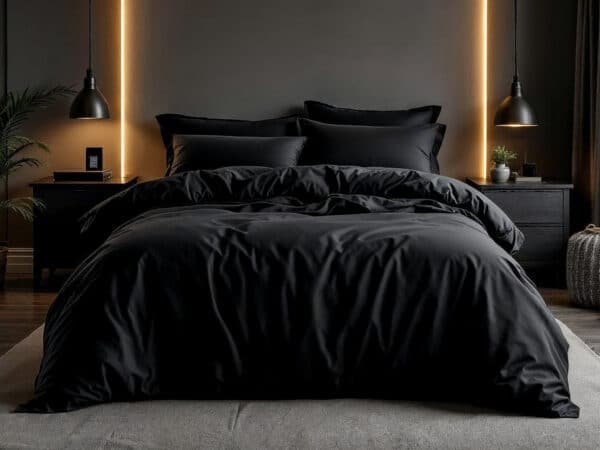 Premium Black Duvet Cover | Elegant & Luxurious Bedding