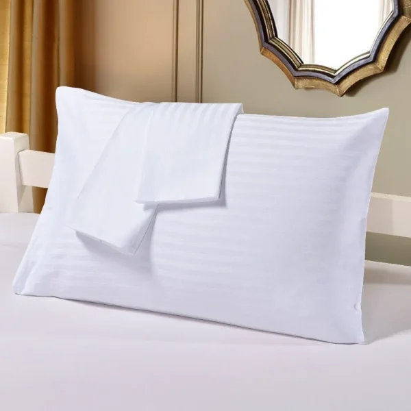 Striped Flat Sheet Set – Style Meets Comfort ( 3 Pcs ) - Image 3
